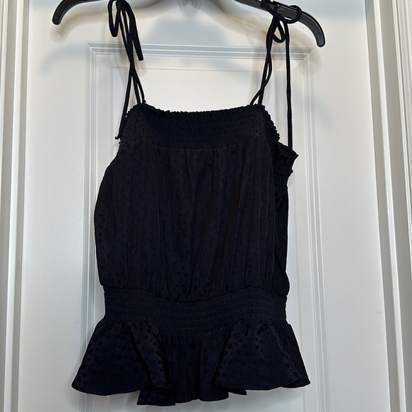 NEW KATHARINE KIDD Penelope Top SIZE large Dark Navy blue - Picture 2 of 11